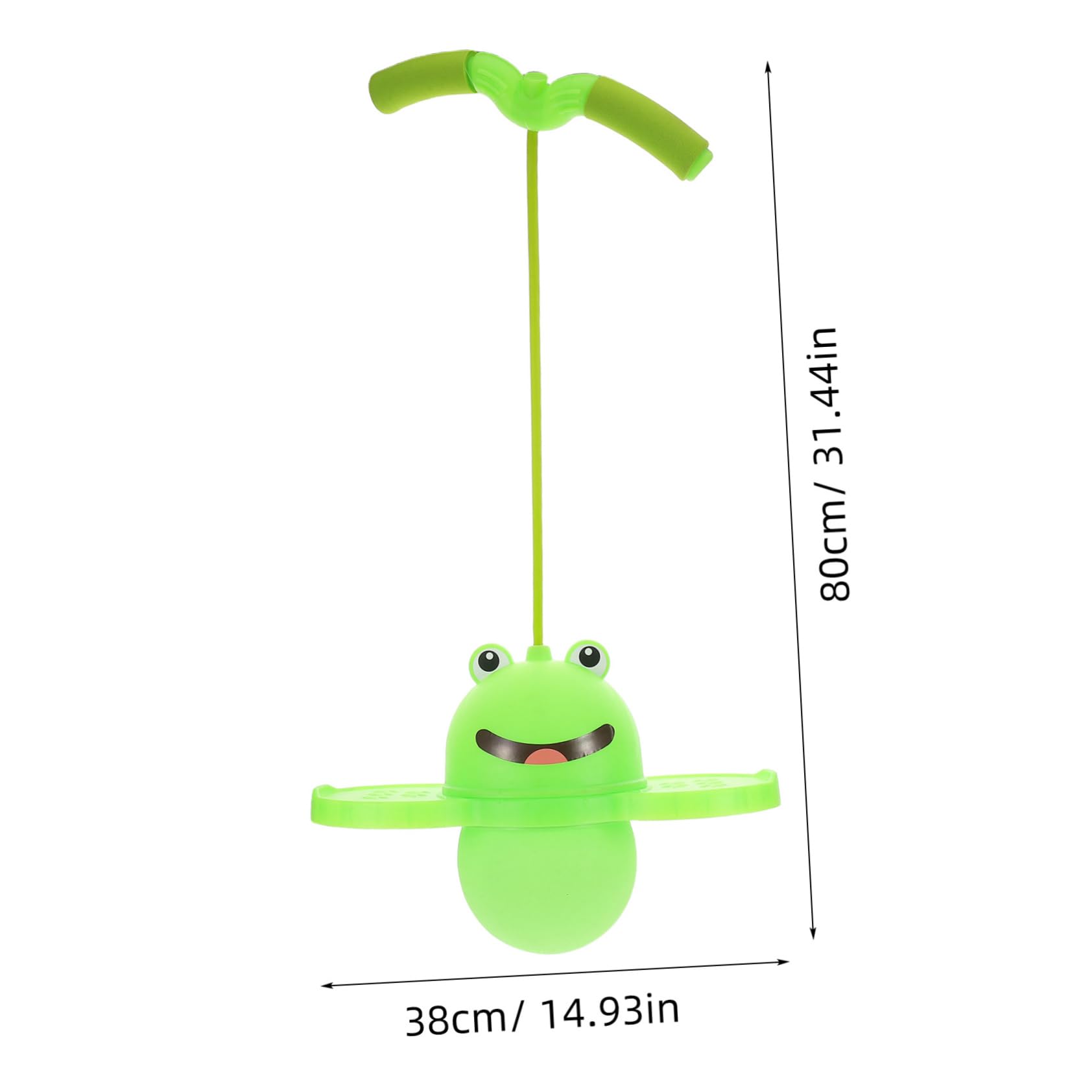 Kisangel Balanced Ball Outdoor Hopping Ball Interactive Training Jumping Ball for Sensory Plaything Jump Ball for Bouncing Fitness Balls Bounce Ball Green