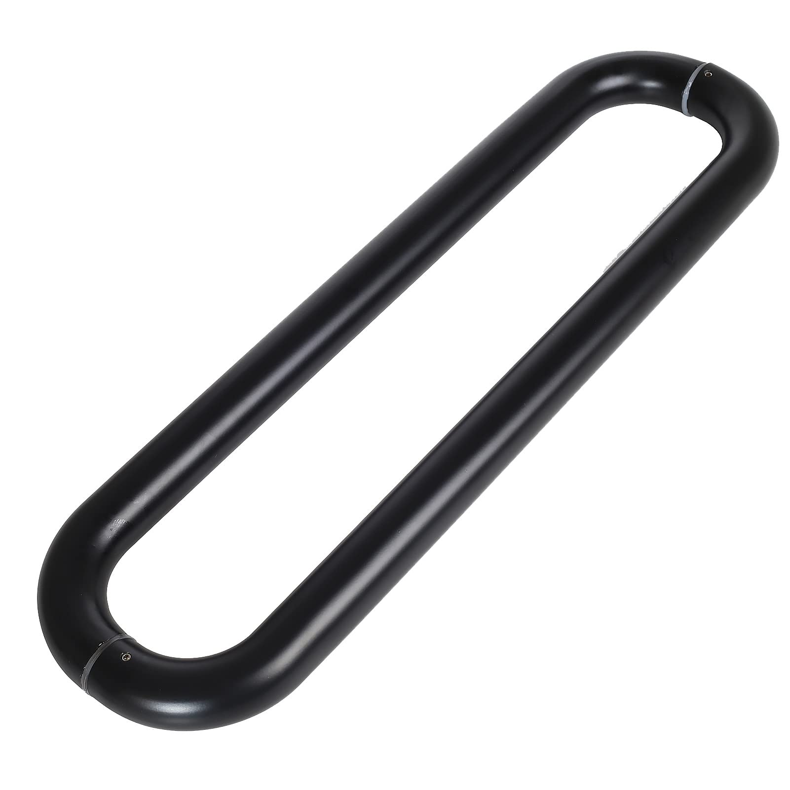 Poignée de douche en verre noire de 120 cm pour salle de bain moderne