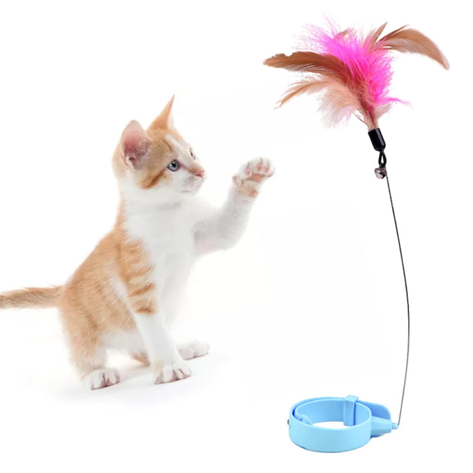 See full amazon price history chart for Jaerb Cat Teasing Wand Collar, Flexible Cat Feather Collar Toys Funny Adjustable Interactive Color Feather Relieve Boredom Exercise with Bell for Indoor (Blue) Jaerb Cat Teasing Wand Collar, Flexible Cat Feather Collar Toys Funny Adjustable Interactive Color Feather Relieve Boredom Exercise with Bell for Indoor (Blue) (B0C72MN3LB) Amazon Price History, Amazon Price Tracker