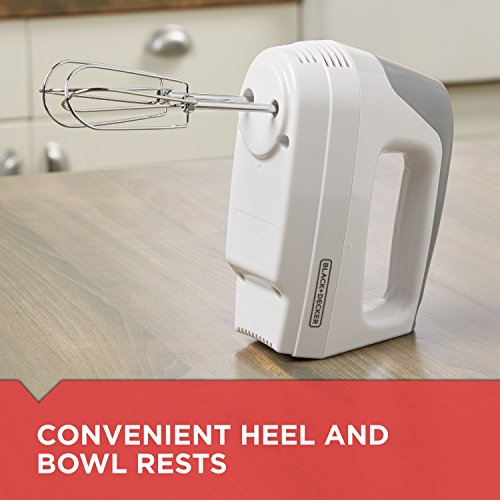 Black+Decker Lightweight Hand Mixer, White, Mx1500W #TOP2