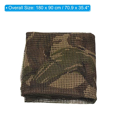 PATIKIL Camo Mesh Scarf, 71"x35", Desert Camouflage Netting, Unisex-Adults, Multicolor - Image 3