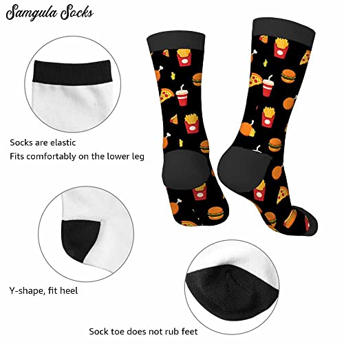 Image of Crew Socks for Woman Size 6-8 Tropical Wildlife Bright Teal Girls Socks