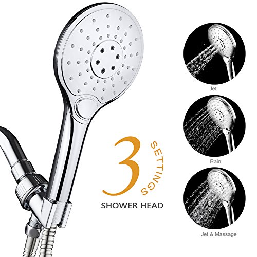 Buy AIDODO Shower Head, 3Settings 5'' MultiFunction UltraLuxury