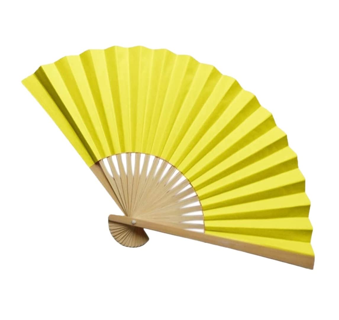 Display Fans Traditional Chinese Fans Hand Held Paper Bamboo Folding Handheld Folded Fan Hand Held(E)