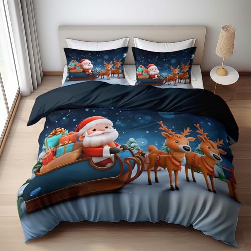Parure de lit enfant 200x200 facile d'entretien bleu