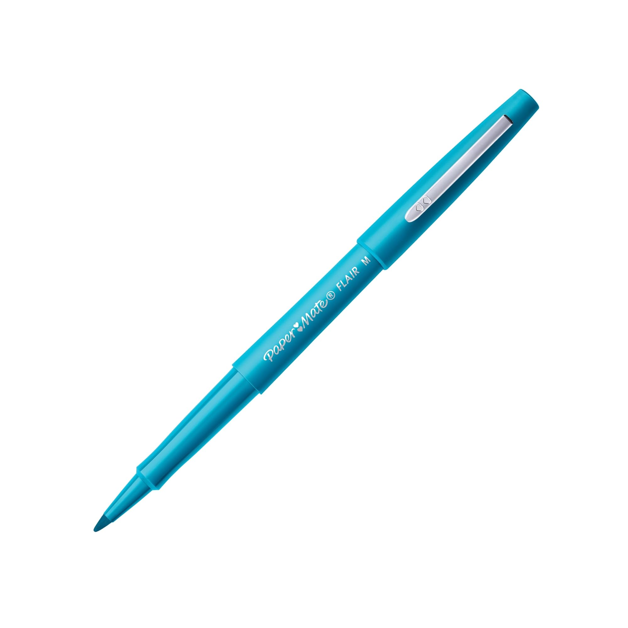Paper Mate Flair Pen Med Sky Blue