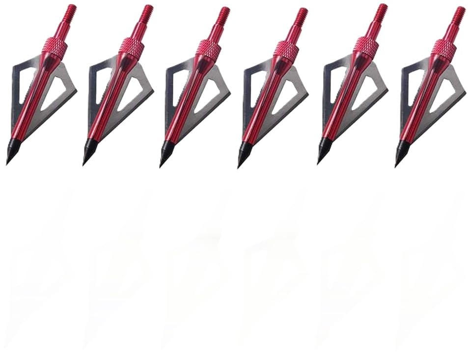 Futaba Archery Archery Broadheads Points 100 Grain - Red 3
