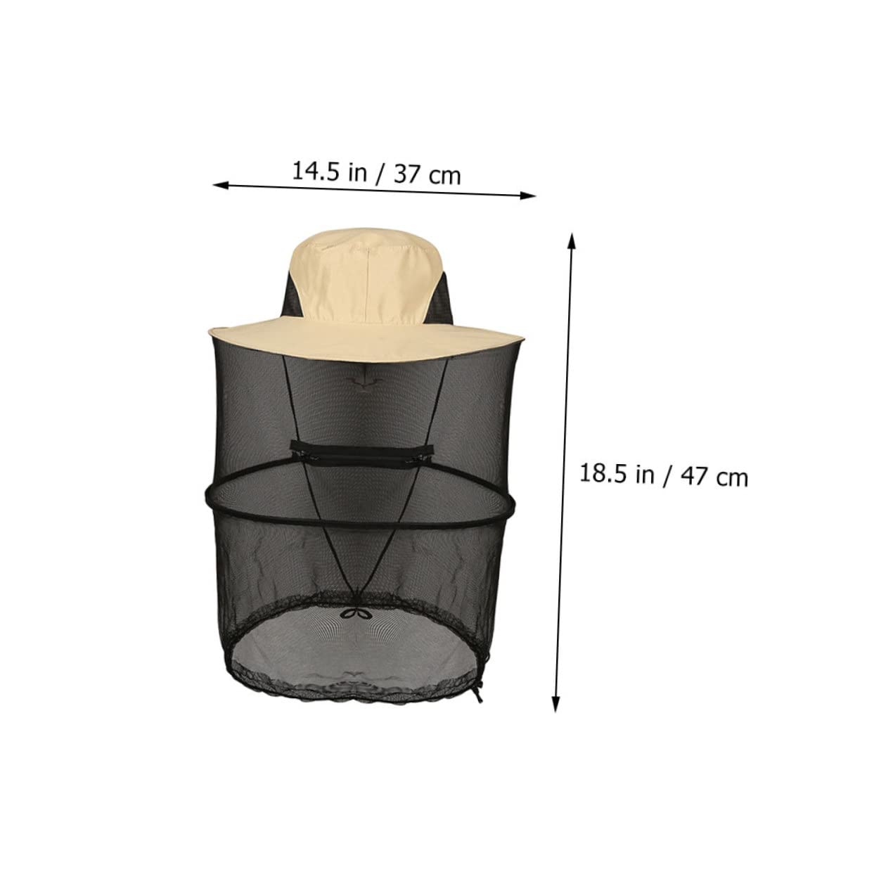 SUPVOX Sombrero de Mosquito de Pesca Borde Gorras Sombrero calentado Sombreros Gorro Apicultor Mosquito Net Sombrero de Red de Cabeza Profesional Sombrero de Apicultor Tela de Malla