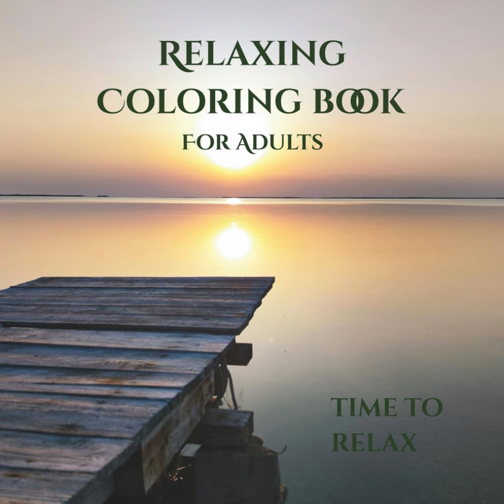 Relaxing coloring book for adults: Mandala coloring book for calm minds