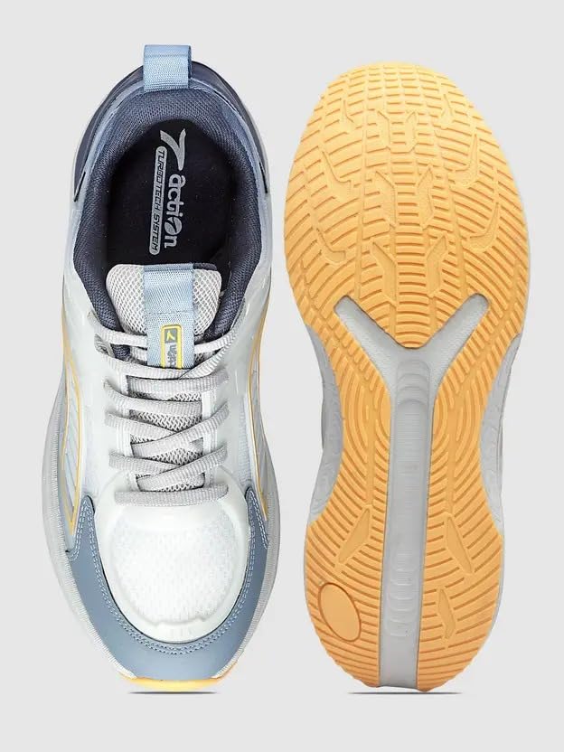 Image of Action | Athleo | NITRO-1401 | Men's | Lace-Up | Running | Shoes | Lightweight | Comfortable | Trendy | Breathable | Sports | Shoes