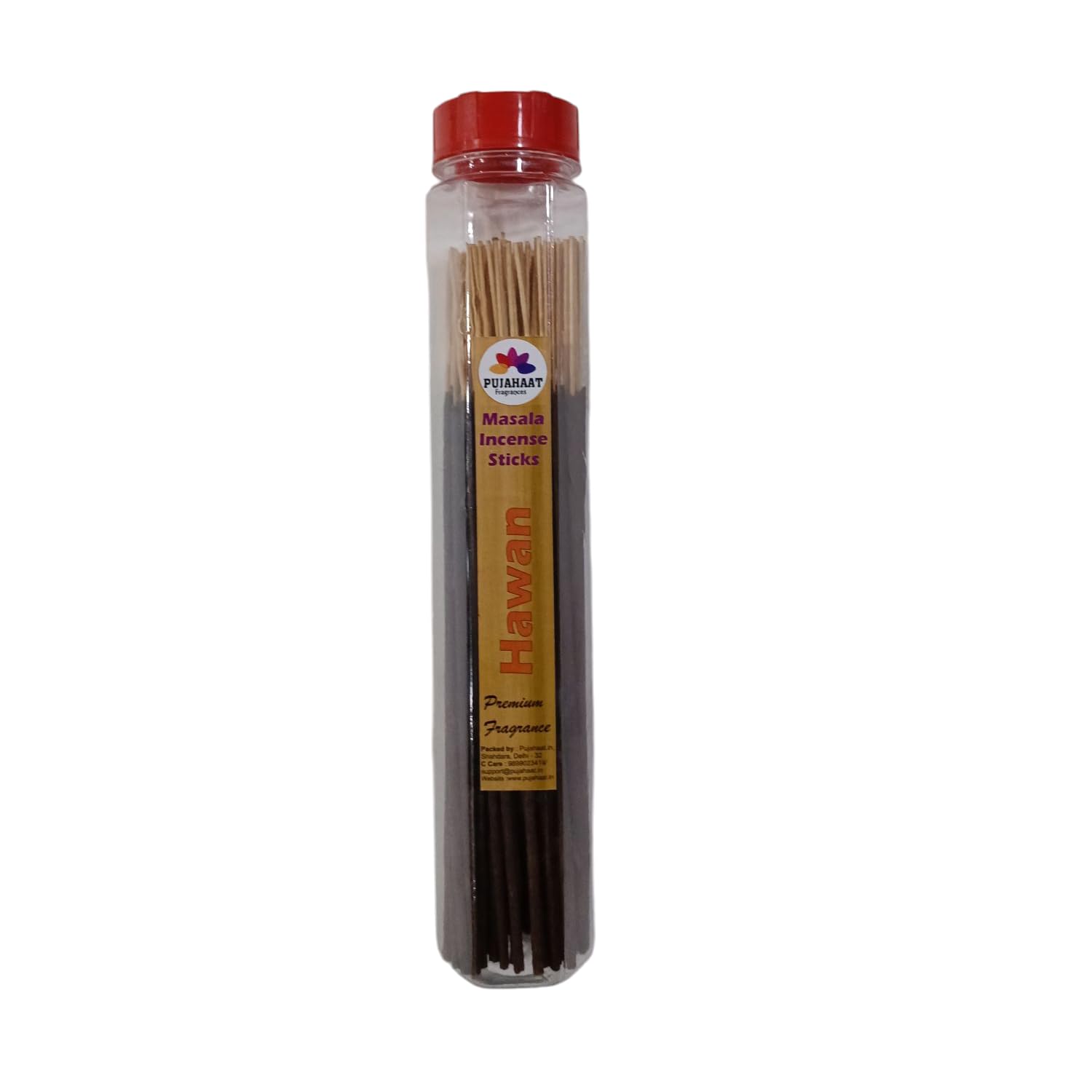 Pujahaat Premium Scented Incense Stick Masala Agarbatti | No Charcoal Incense Sticks, 100% Herbal Fragrance Agarbatti, 0% Sulphates Hawan Samagri Fragrance (1)-image-45