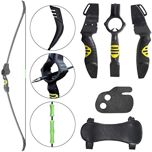 Archery Kids Bow Set Compound Youth Gift Bow Sports Hunting Set Outdoor Practice Target Kids Bow Right and Left Hand Bow Set Birthday Gift Bow for Age 6 to12
