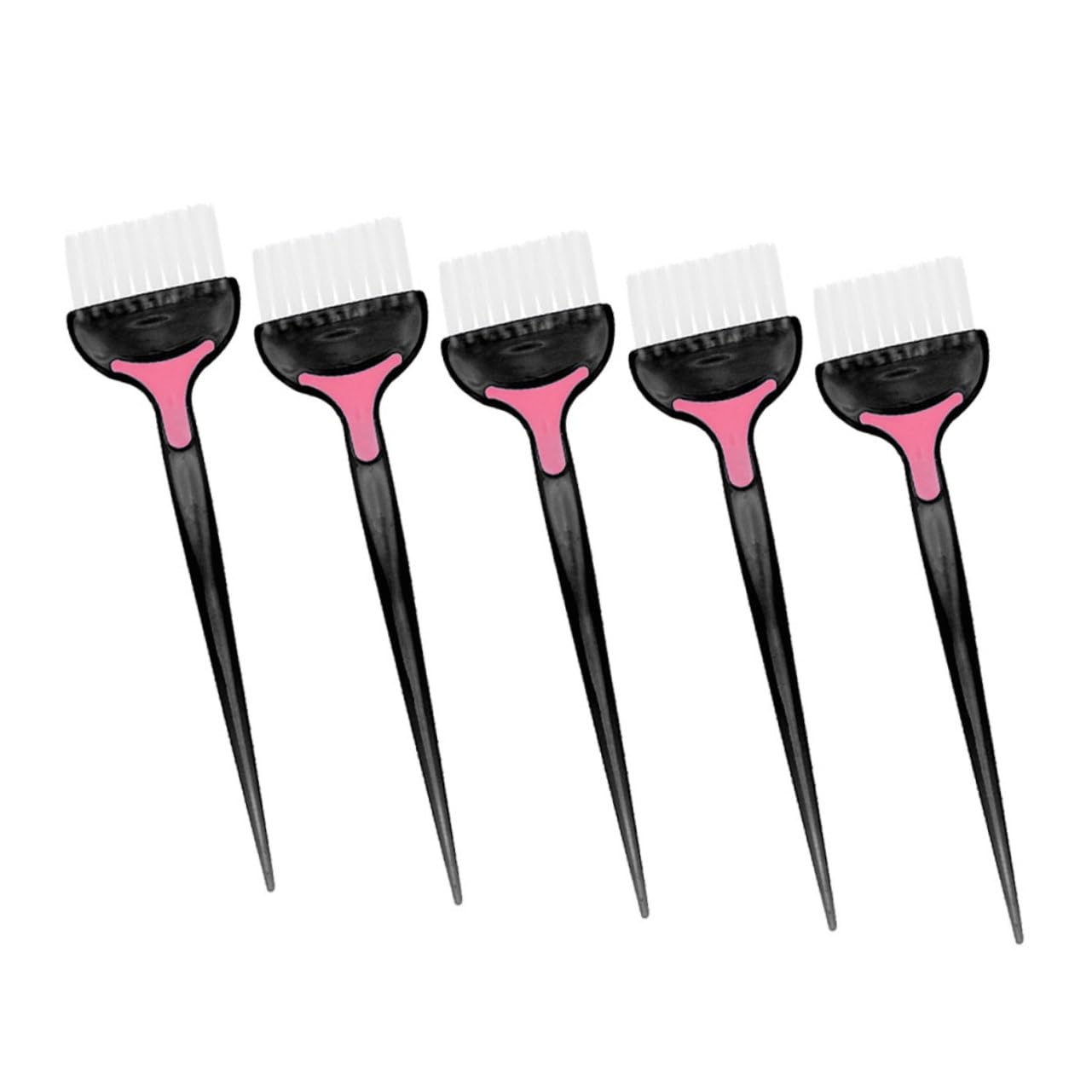 Gogogmee Diy Hair Coloring Kit 5pcs Oil Comb Dye Brush Soft Hair Brush for Home Salon Use
