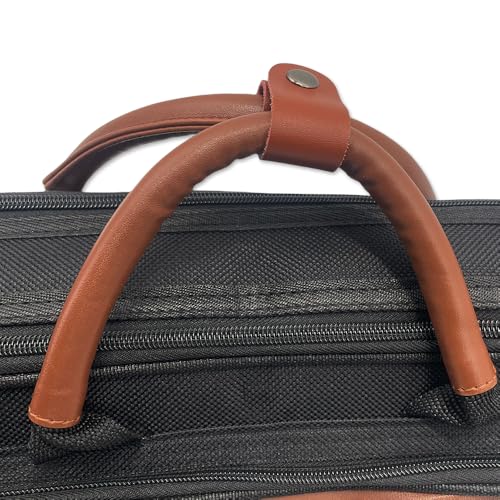 WUQIMUSC Trumpet Gig Bag, Durable and Lightweight Instrument Case, Oxford Cloth with Comfortable Shoulder Strap and Leather Gripped Handle, Easy to Carry,0.71kg