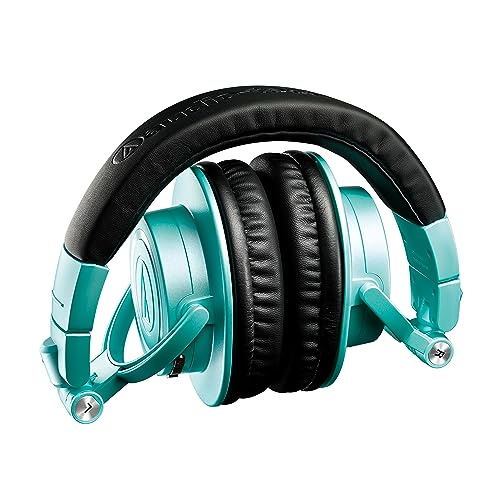 Image of Audio-Technica ATH-M50XBT2 Bluetooth Wireless Over-Ear Headphones Ice Blue