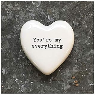 East of India White Heart Token - You'Re My Everything