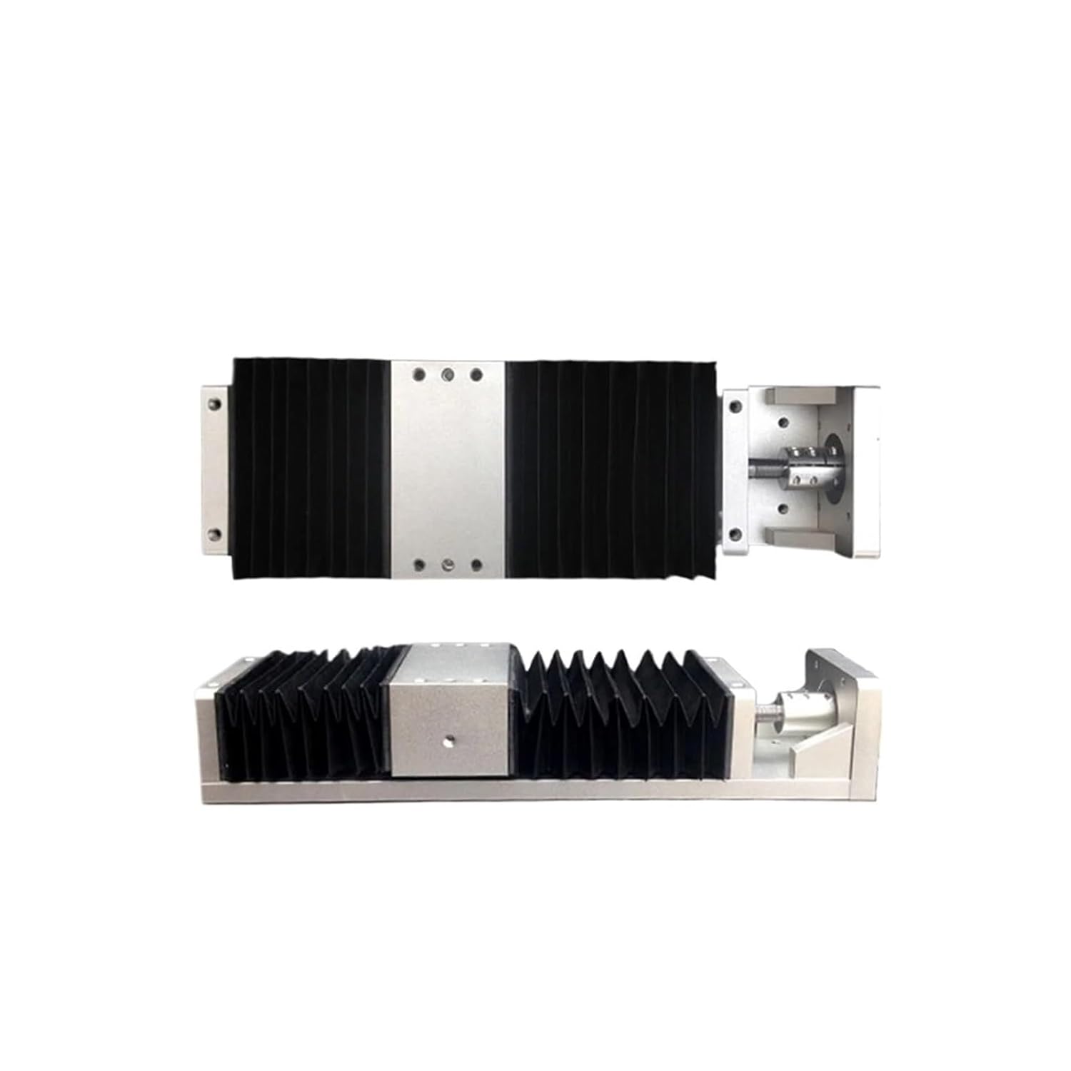 Bearings, CNC Aluminum Linear Guides Rail Module Sliding Table 100-500 MM Linear Slide Linear Bearing Stage 1605,Resistance to Under Heavy Loads(86 Bracket and Cove,200MM Stroke)