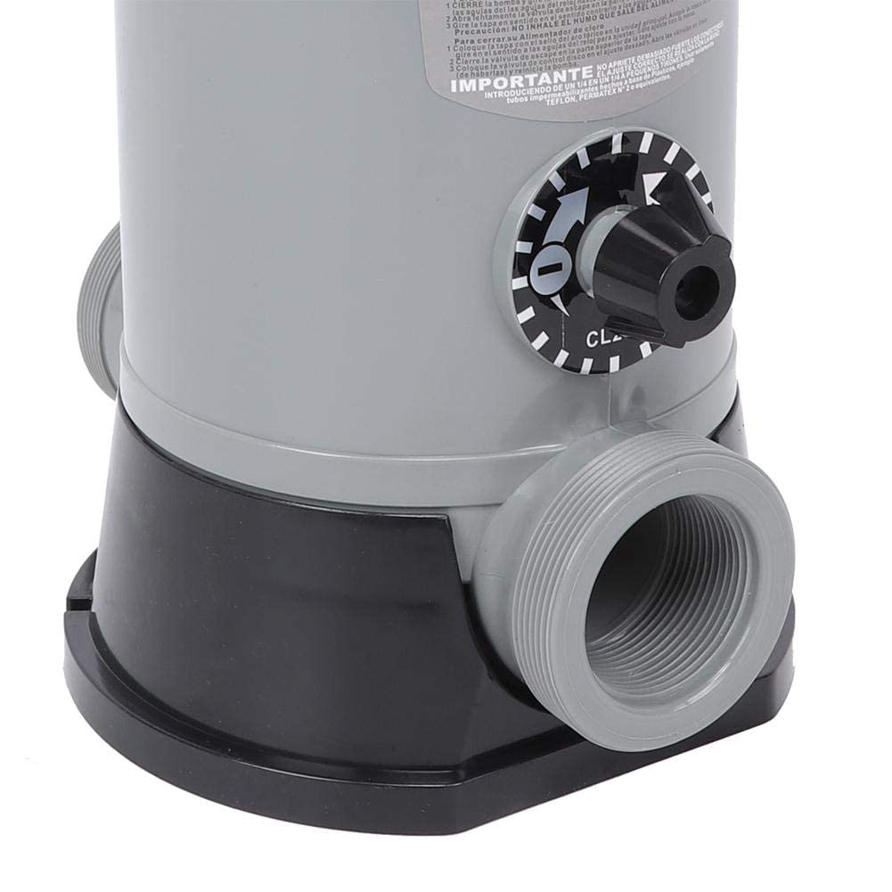 Dosatore Cloro Piscina, PVC Dispenser Cloro Per Piscina Cloratore Automatico Facile da Usare Per Piscine