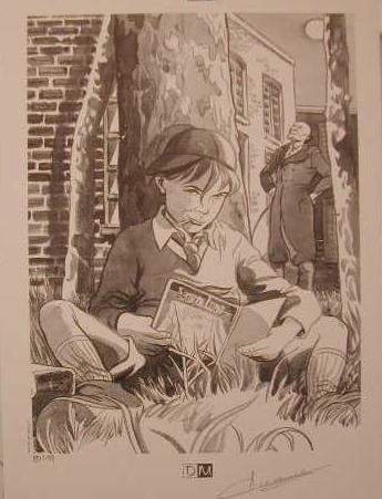 Sang De Lune Affiche Nicaise 99Ex N°/S edition d'art numerotee et signee