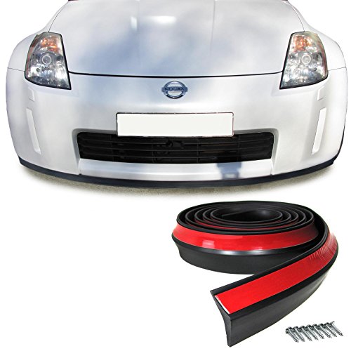 Carparts-Online 28684 Front Spoiler Lippe Seiten Schweller universal flexibel 2,5mx6,5cm schwarz