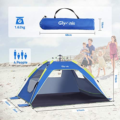 Glymnis Pop Up Beach Tent