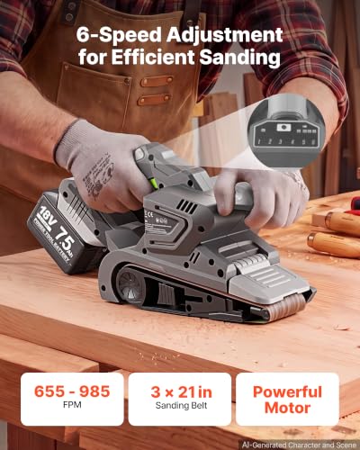 VEVOR Cordless Belt Sander