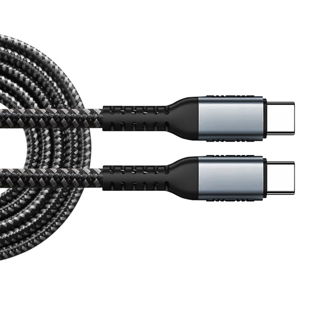 Kabel do ładowania USB C na USB C, przewód 100 W z e-markerem do szybkiego dostarczania energii