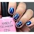 AIMEILI Soak Off UV LED Gel Nail Polish - Blue (030) 10ml