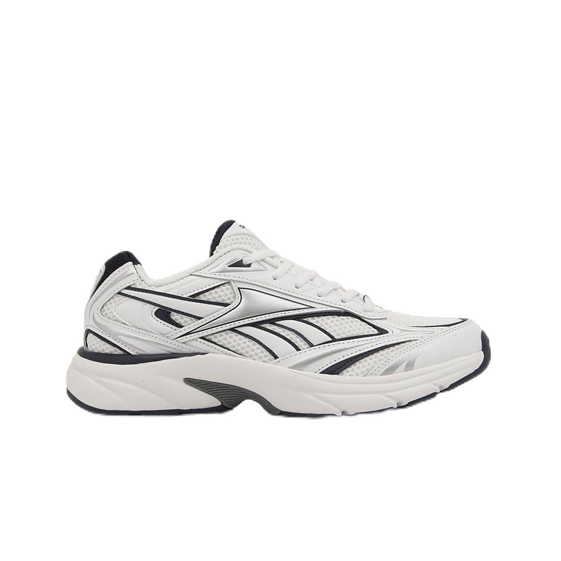 Reebok Belwave Men's Trainers, White/Silver/Vector Navy, 40.5 EU