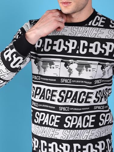 Image of The Indian Garage Co Grey Regular Fit Typography Long Sleeve Pull On Sweatshirt