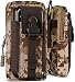 Produktbild ONEFLOW Survival Case für alle LG Modelle - Gürteltasche aus Nylon, Handytasche mit Karabiner, Handy Gürtel Tasche Outdoor Handyhülle, Braun Camouflage