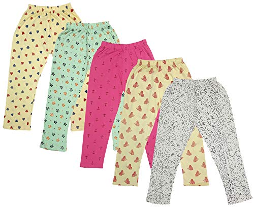 Image of indi weaves Girls Super Soft Cotton Solid Capri Pants Pack of 2