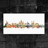 Kunstbruder Mainz Skyline - Light (div. Grössen) - Kunst 