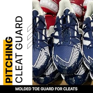 Molded Cleat Toe Protector, Softball & Baseball Cleat Cover Toe Protectors for Shoes & Cleats - Fits Most Sizes and Styles, Blue, Right Cleat