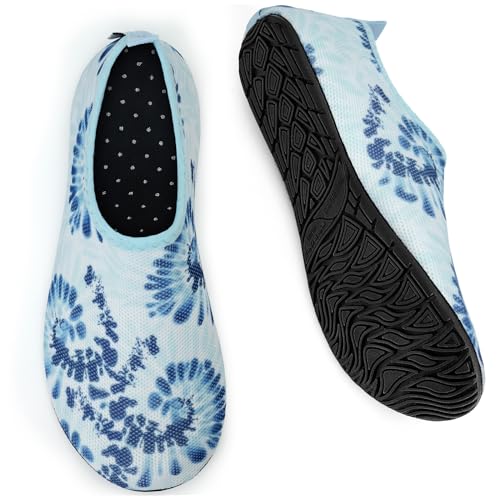 Image of WateLves Barefoot Water Shoes for Women Men Travel Slippers Socks House Shoes Quick-Dry Aqua Socks for Beach Swim Pilates Yoga Dancing Camping Must Haves