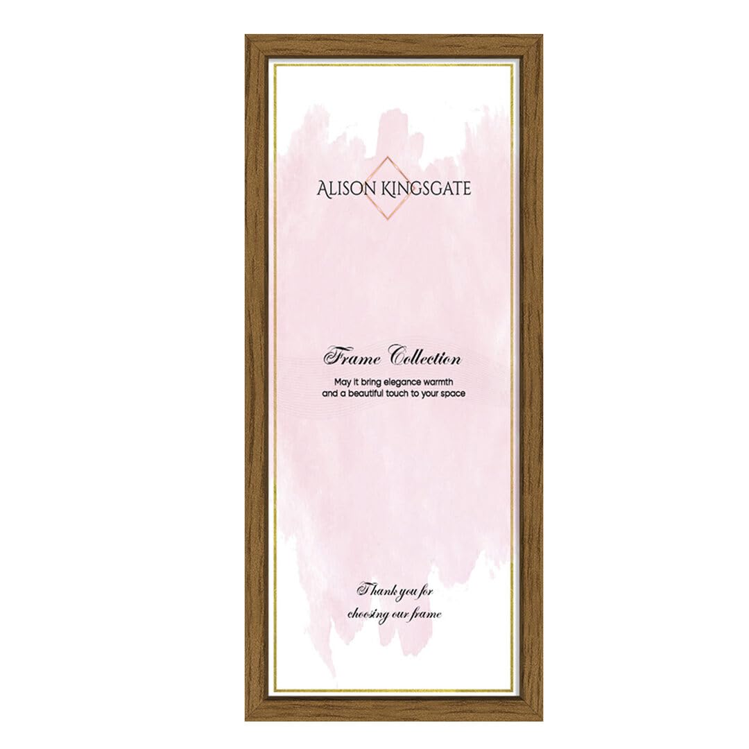Alison Kingsgate Sleek OAK Picture Frame for Photos & Posters - 16X8 โ image 1