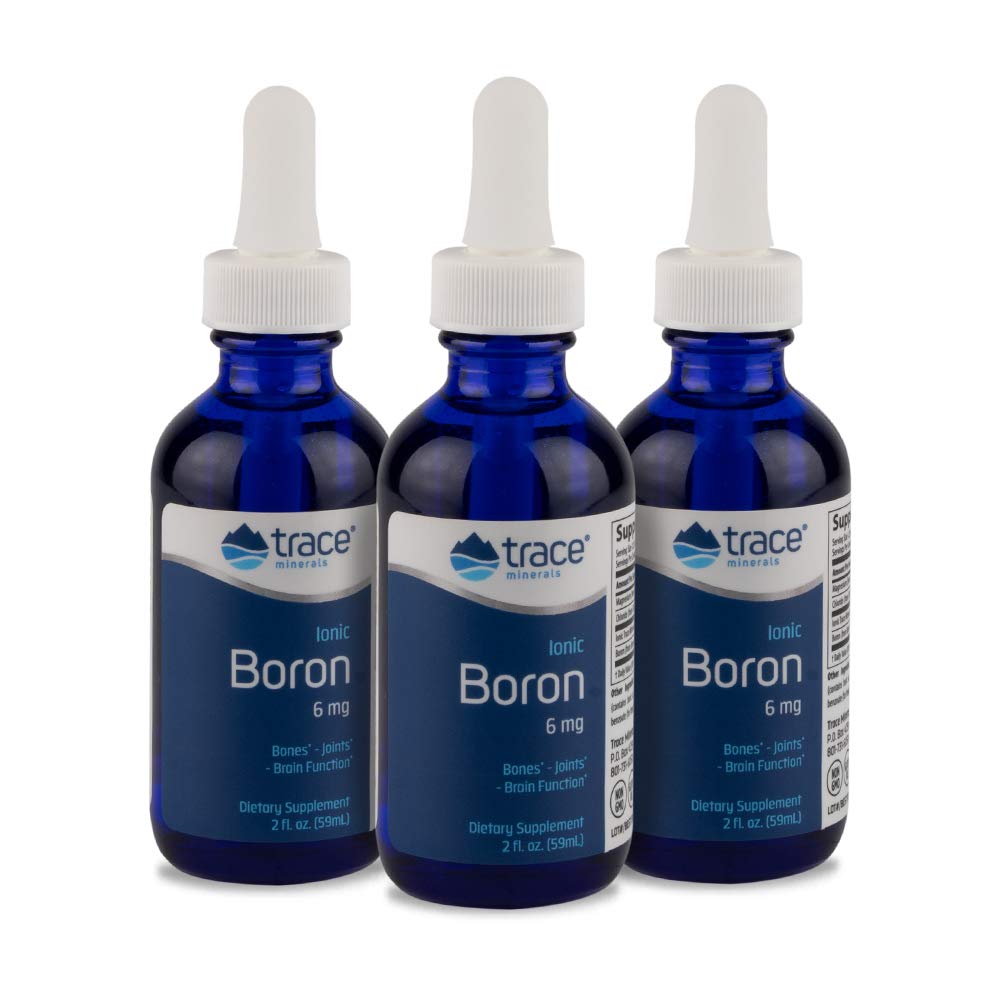 Buy Trace MineralsLiquid Ionic Boron 6 mg Boron Supports Normal sm