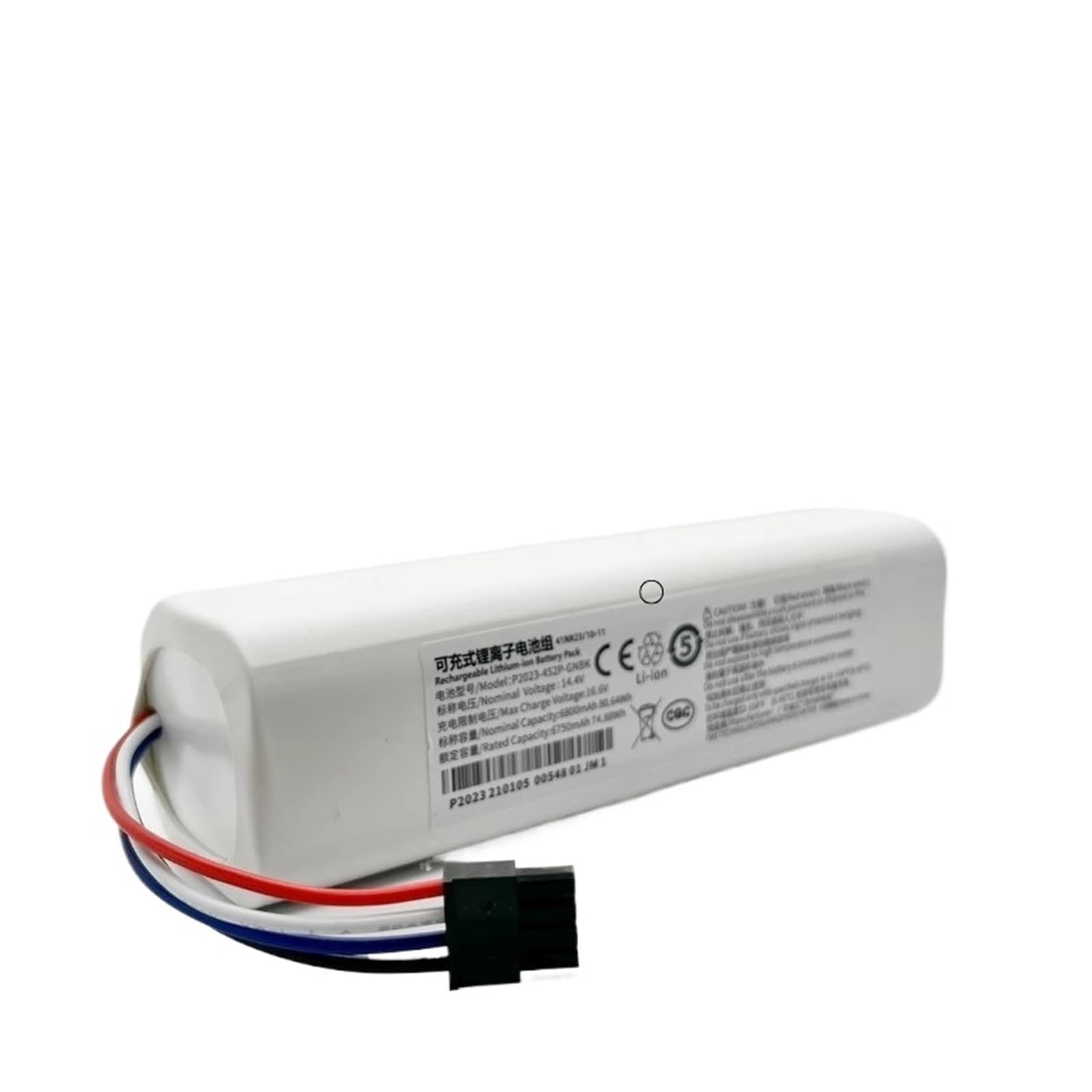 EAFRJQCVNL Compatible For Xiaomi, X10+ PLUS B101CN B105CN OMNI 1S Universal Sweeping Robot Battery Parts