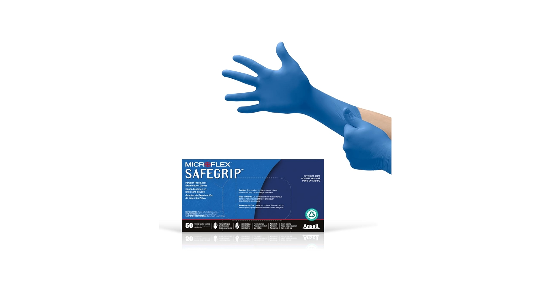 Amazon.com: Ansell Microflex SafeGrip SG-375 Extra Thick
