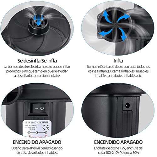 Campismo, Outdoors bomba colchon inflable Marca PANFREY (3)