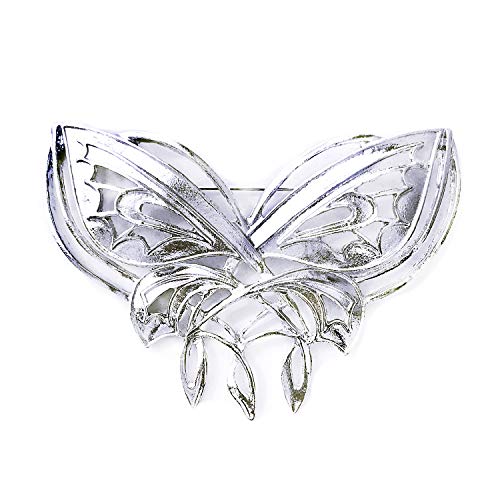 Preisvergleich Produktbild YouU Arwen Abendstern Schmetterlings-Brosche, versilbert, mit Anstecknadel, der Hobbit