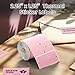 Omezizy 2.25x1.25 Inch Thermal Labels Pink, Holographic Sliver Barcode Thermal Labels for Thermal Printer and Small Business, Multi-Purpose Rectangle Stickers, 500 Sheets/Roll