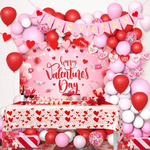 AIBIIN Valentine's Day Balloon Garland Arch Kit,I...
