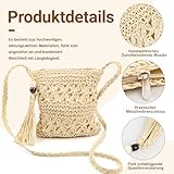 Zoom IMG-2 feirdhoo borsa paglia donna borsetta Zoom IMG-2 feirdhoo borsa paglia donna borsetta