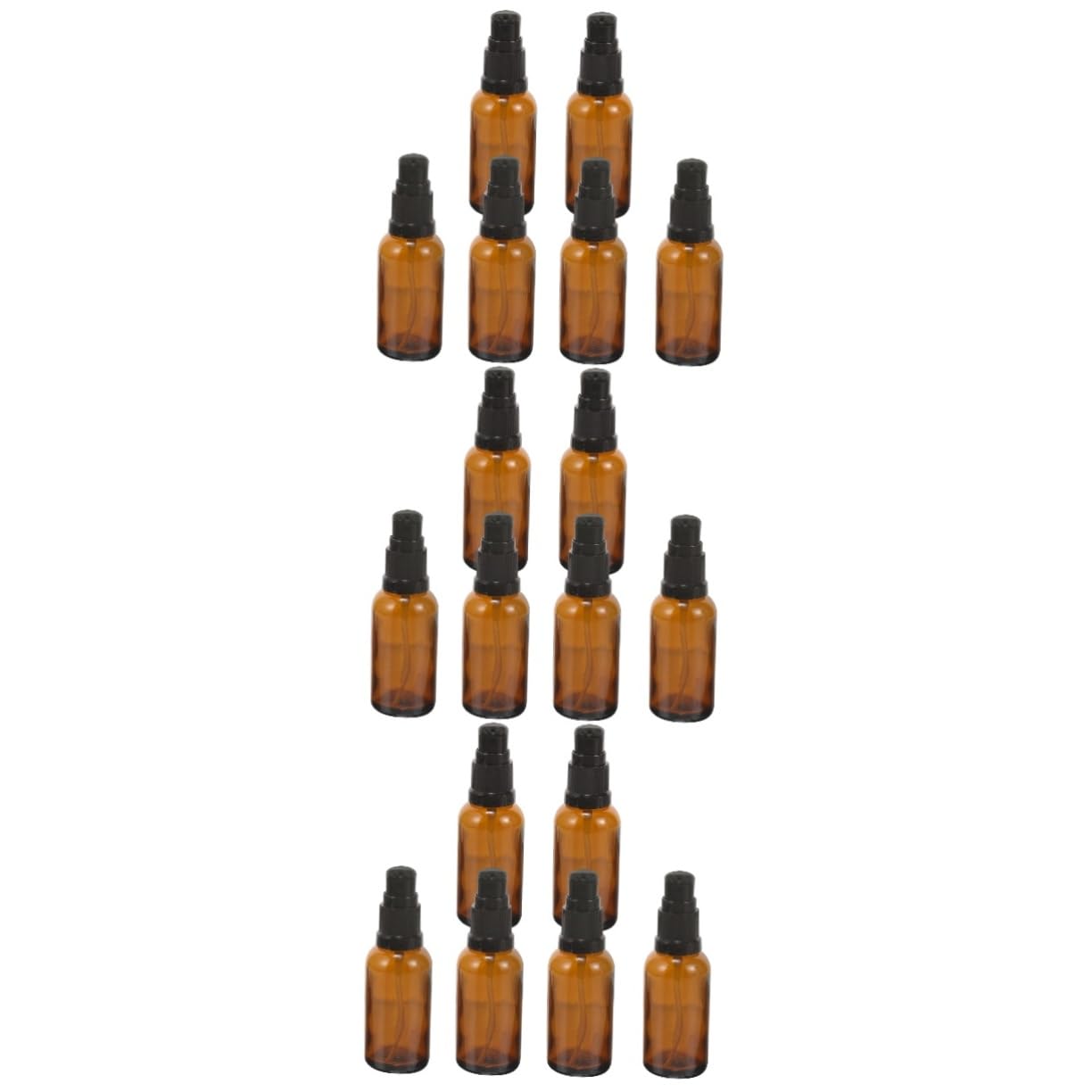 SHERCHPRY 3 Set Bottiglie Viaggio Con Pompa Contenitori Per Cosmetici E Profumi Dispenser Bottiglie Ricaricabili E Pratiche Per Viaggi 6 Pezzi*3