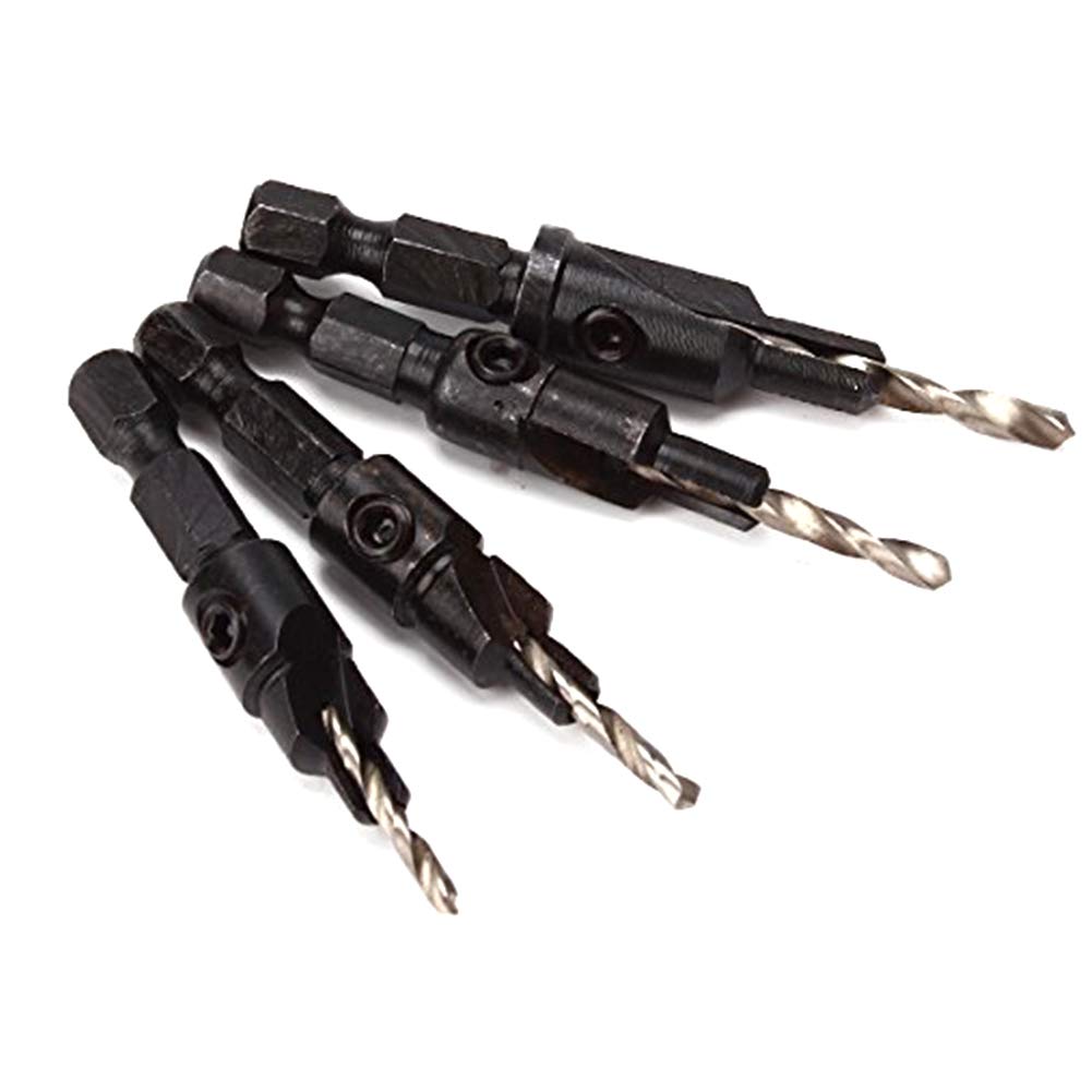 Hex Shank Countersink Drill Bit Set 