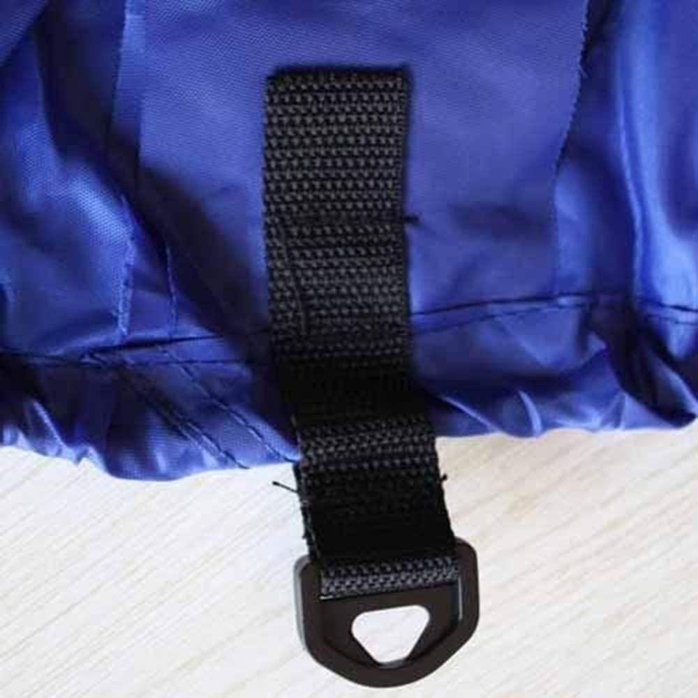 Telo Copri Barca，Telo Barca, Copertura per Barca, Impermeabile UV Resistente al Sole, Resistente, Grado Marino 210D per Barche a V, Blu, da 17 a 19 Piedi, Coper