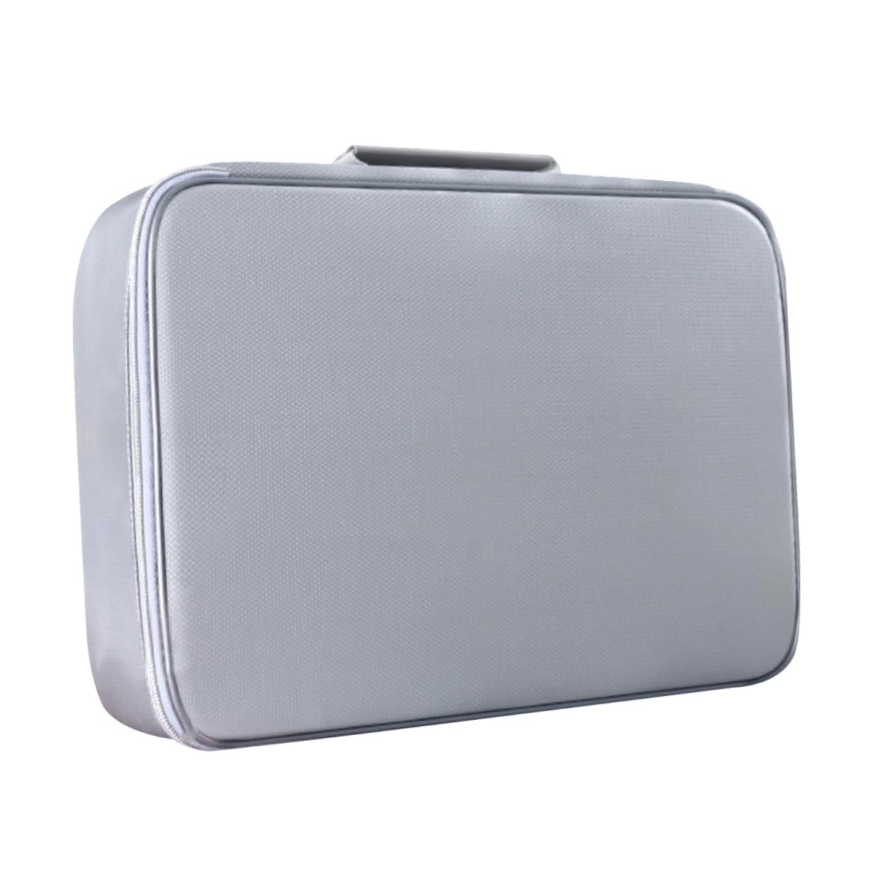 jojofuny Borsa Porta Documenti Ignifuga in Silicone e Fibra di Vetro Grande Capacità con Chiusura Zip Liscia per Viaggiatori e Studenti