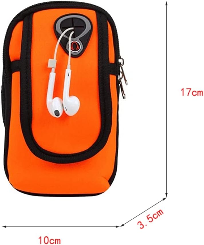 Waterproof Sports Armband Mobile Phone Bag, Suitable for 4-6-inch Sports Mobile Phone Case Armband (Color : Sky Blue)