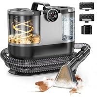 ❤️新品❤️スチームクリーナー 超強吸引力 60℃加熱 5種ブラシ 専用洗浄液付き Amazon | 【20000Pa超強吸引力×100℃蒸気噴射×65℃加熱】 SAMONIC